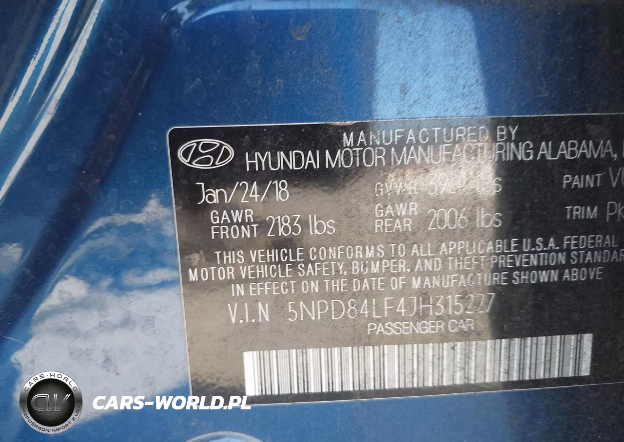 2018 Hyundai Elantra Sel VIN:5NPD84LF4JH315227 - 9