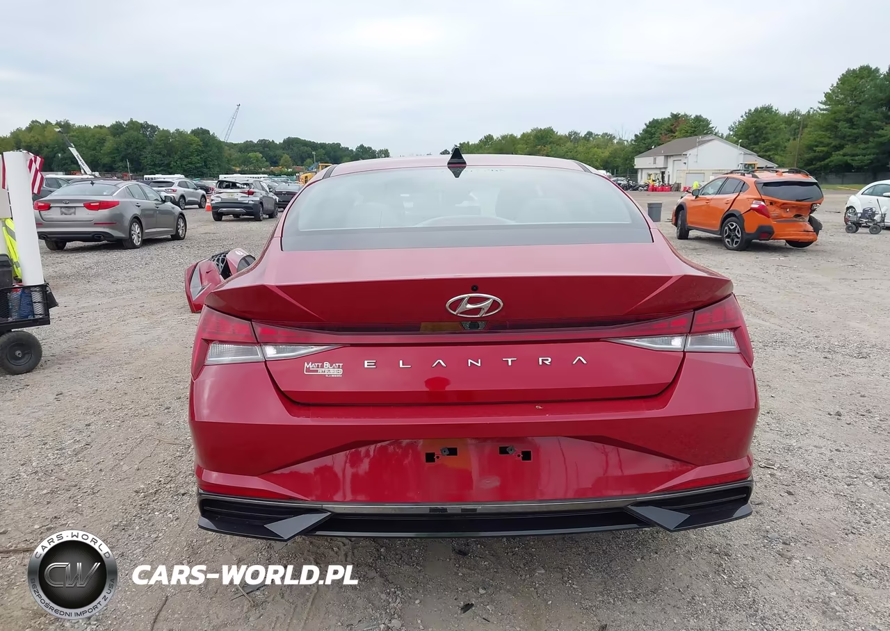 2021 Hyundai Elantra Sel VIN:KMHLN4AG7MU161280 - 17