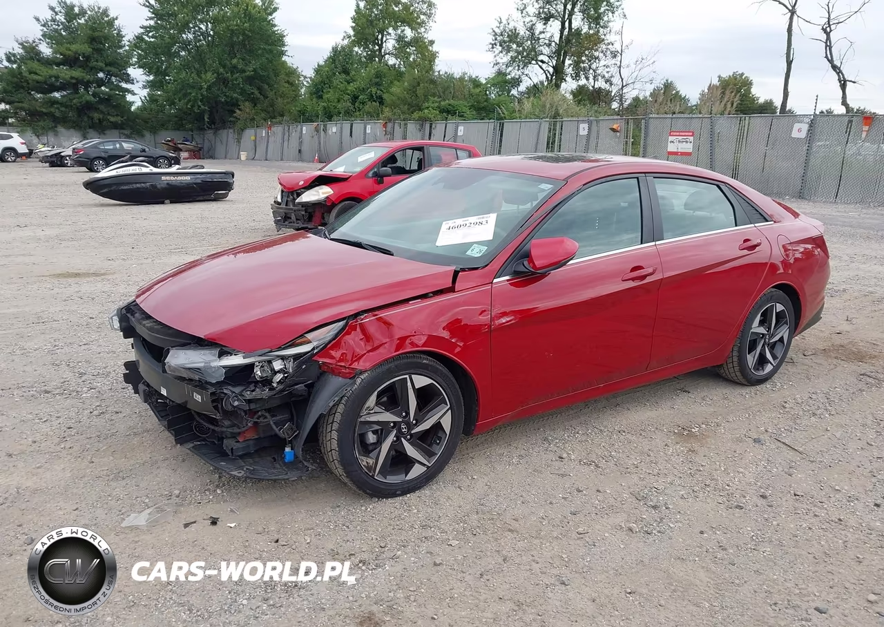 2021 Hyundai Elantra Sel VIN:KMHLN4AG7MU161280 - 2