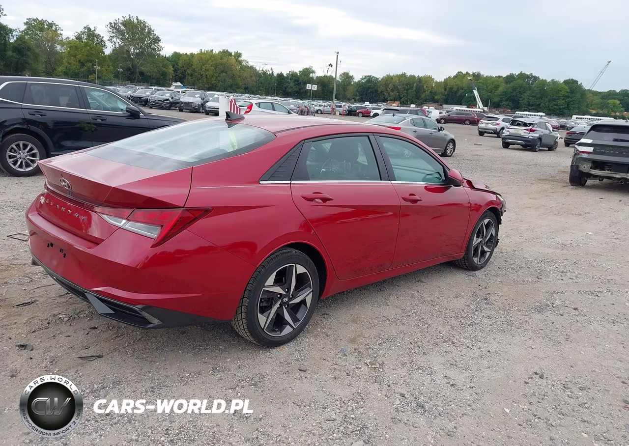 2021 Hyundai Elantra Sel VIN:KMHLN4AG7MU161280 - 4