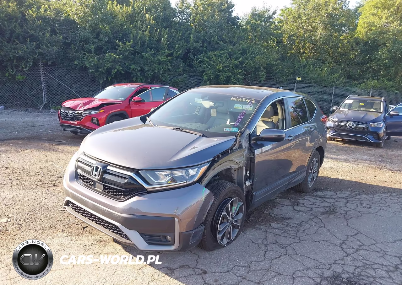 2020 Honda Cr-V Awd Ex-L VIN:2HKRW2H88LH666543 - 2