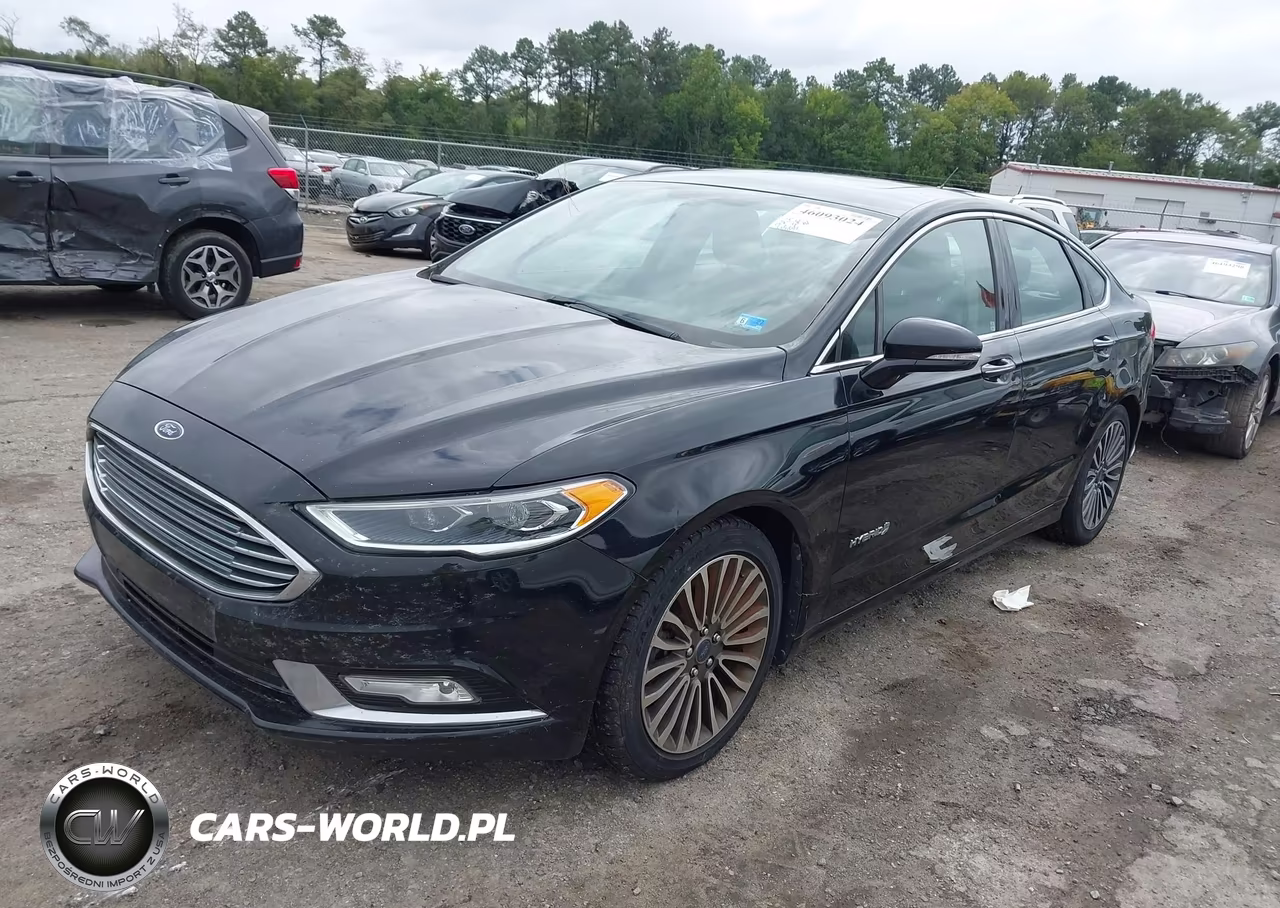 2017 Ford Fusion Hybrid Titanium VIN:3FA6P0RU8HR224095 - 2