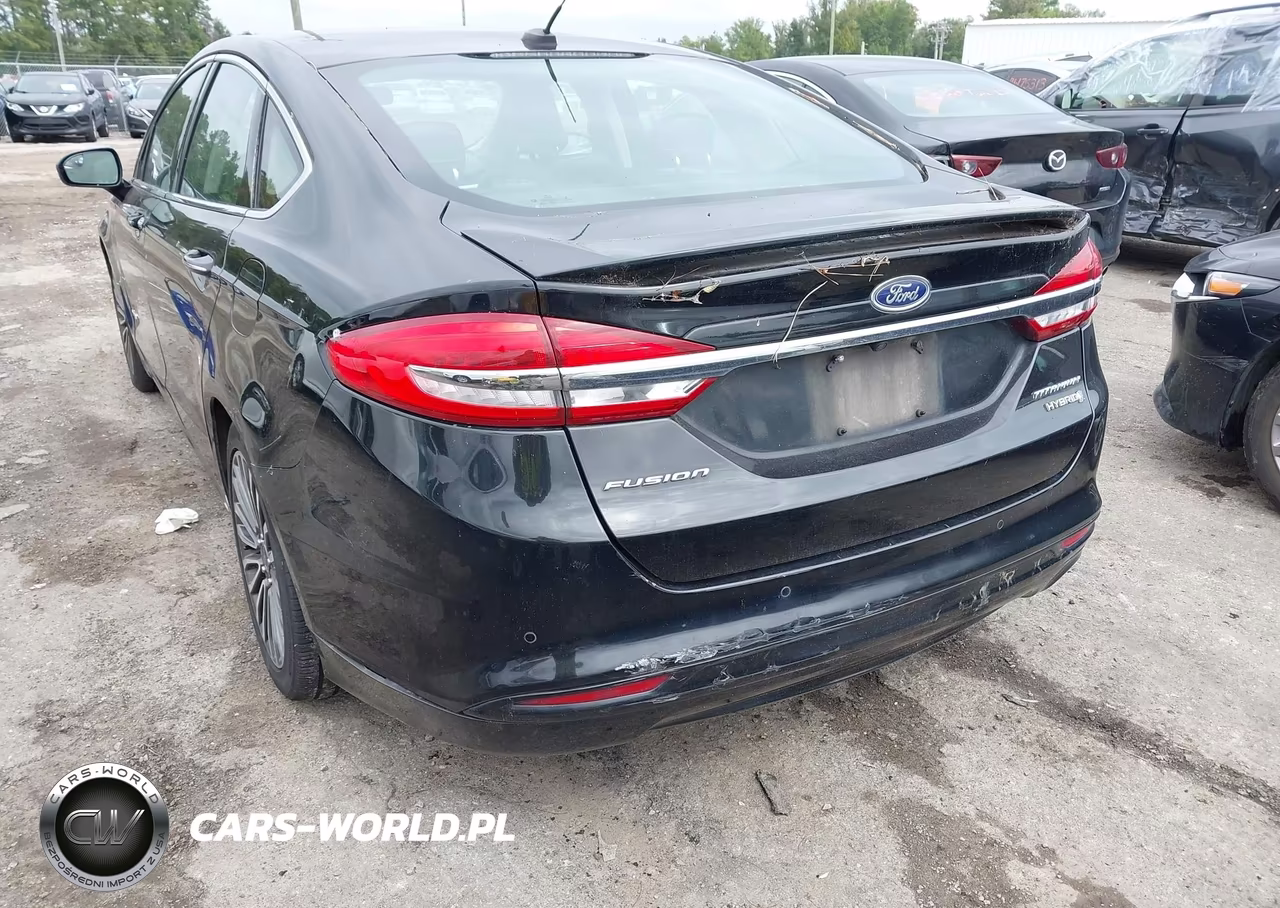 2017 Ford Fusion Hybrid Titanium VIN:3FA6P0RU8HR224095 - 6