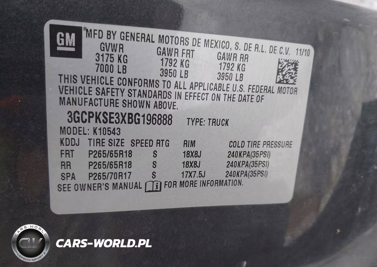 2011 Chevrolet Silverado 1500 Lt VIN:3GCPKSE3XBG196888 - 9