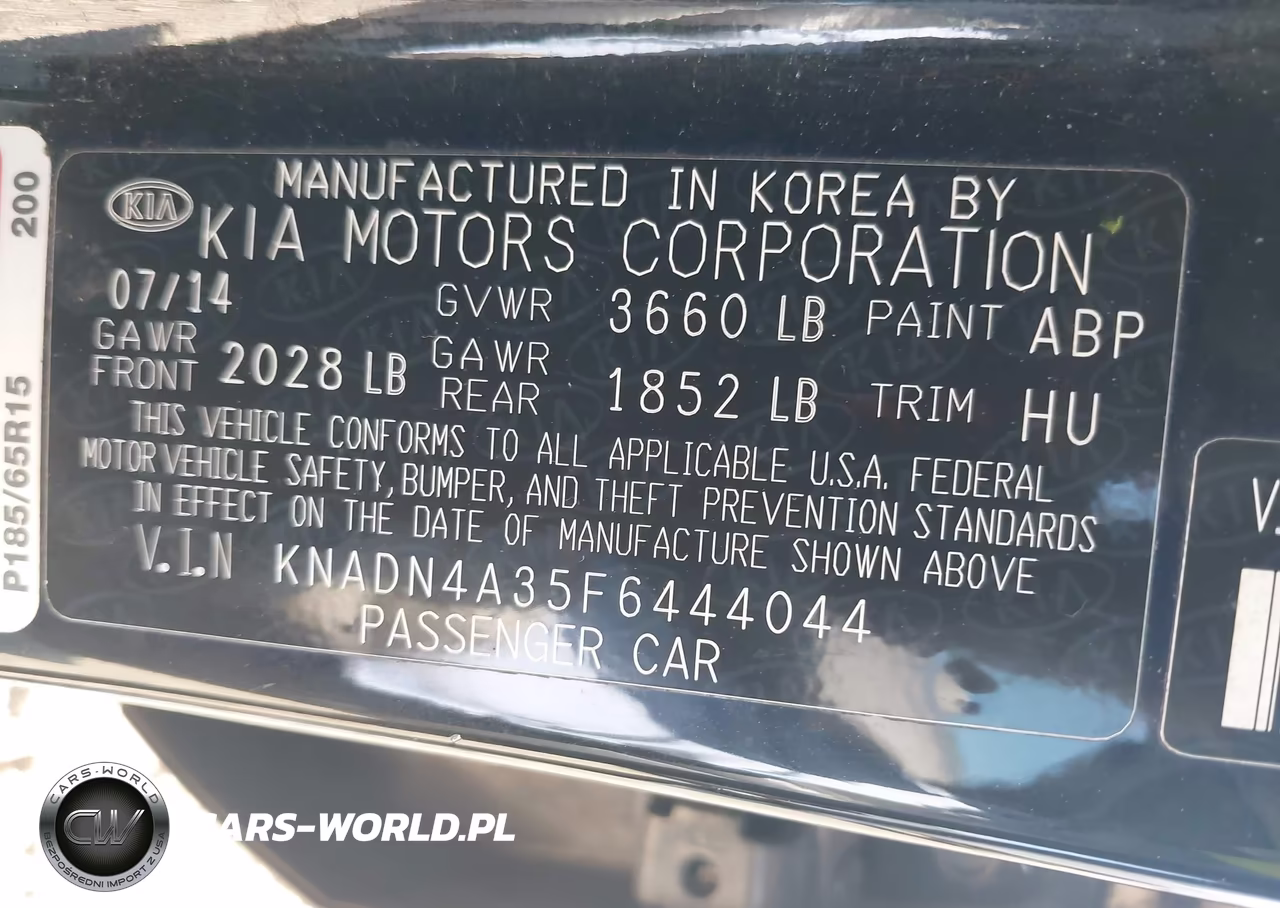 2015 Kia Rio Ex VIN:KNADN4A35F6444044 - 9