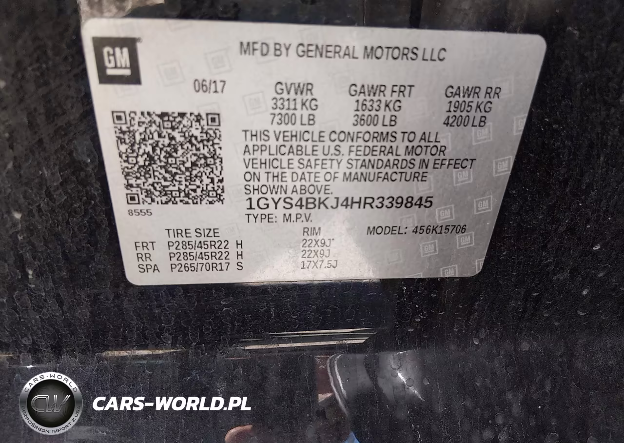 2017 Cadillac Escalade Luxury VIN:1GYS4BKJ4HR339845 - 9