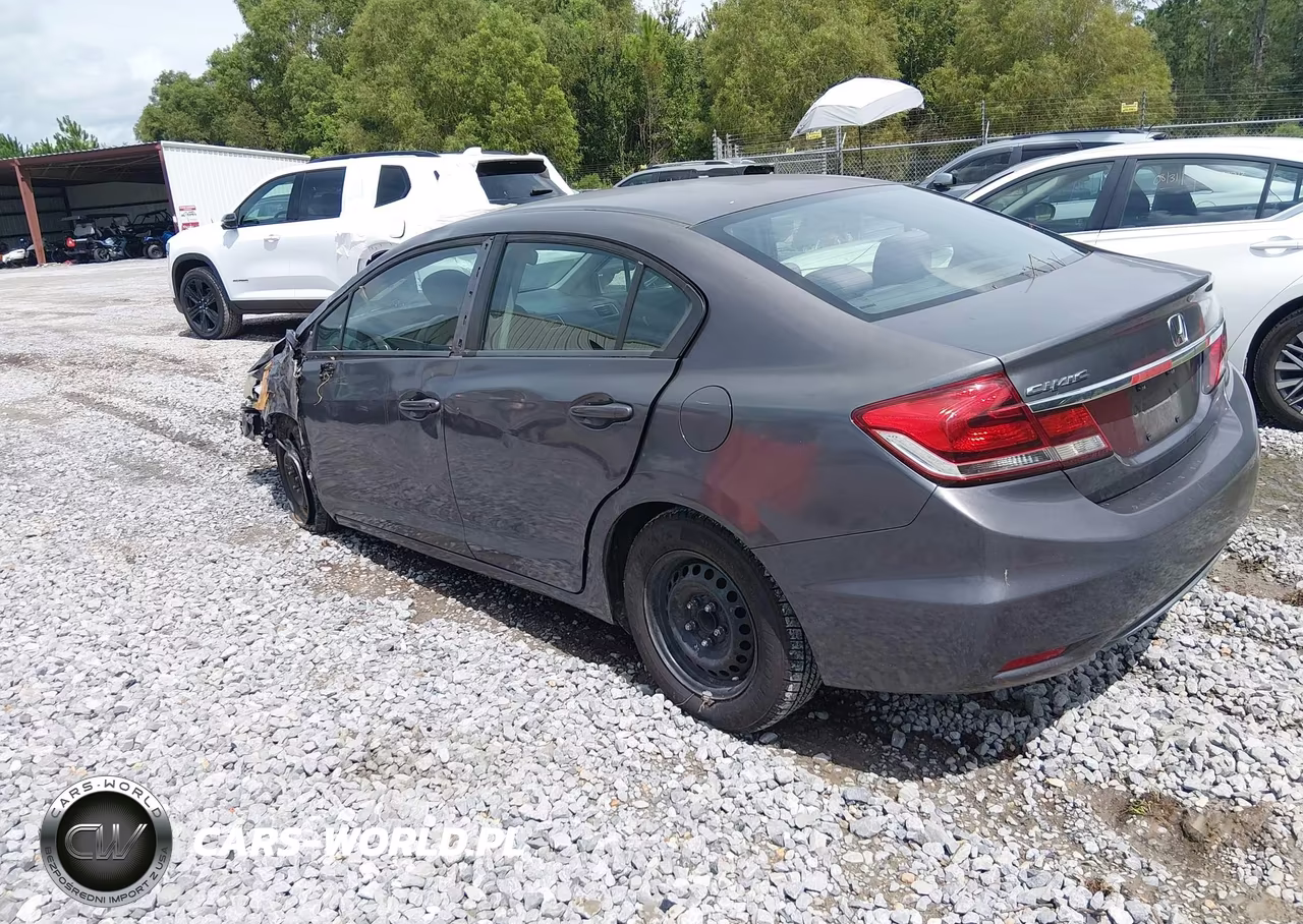 2015 Honda Civic Lx VIN:19XFB2F5XFE286796 - 3
