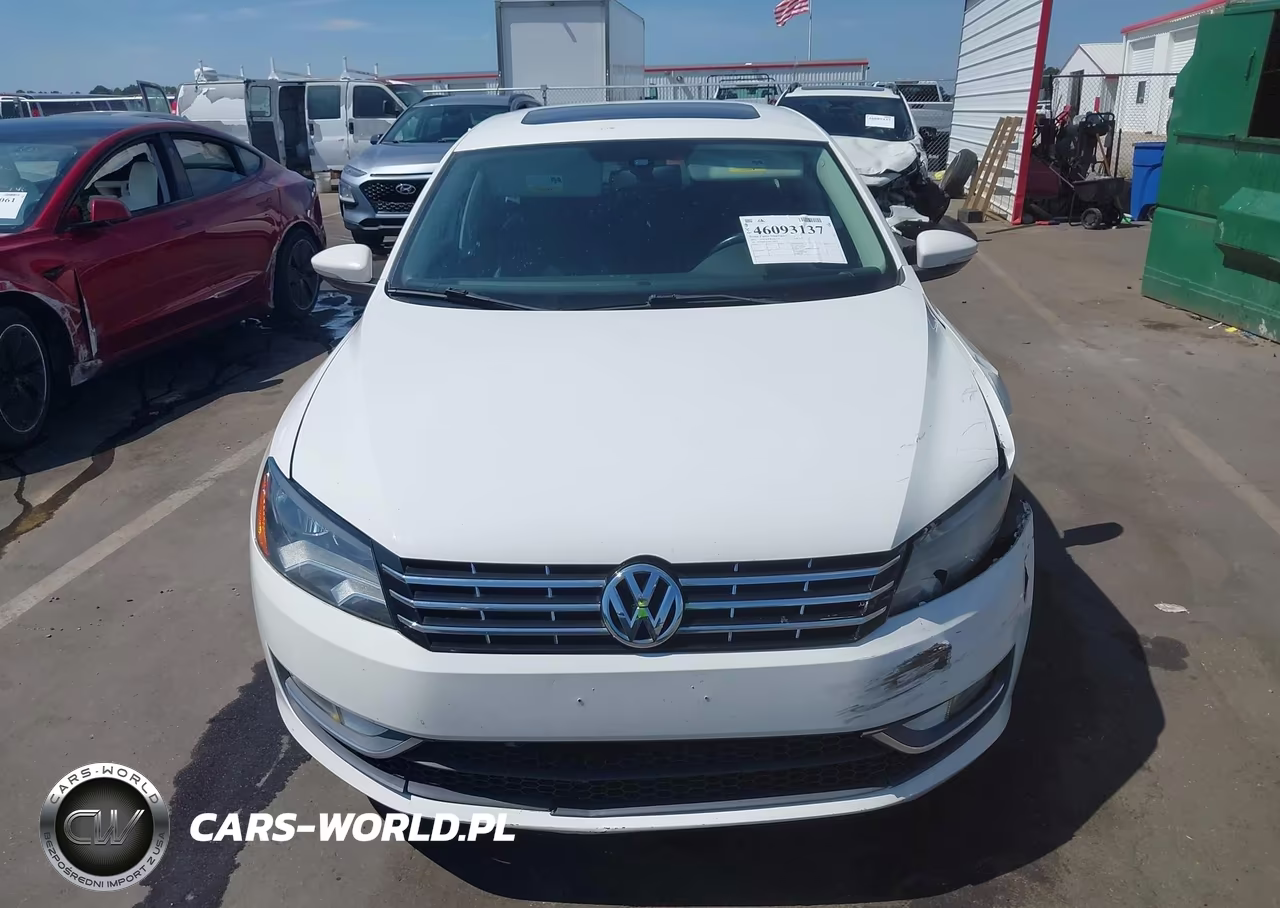2012 Volkswagen Passat 3.6L V6 Se VIN:1VWBM7A36CC100375 - 12