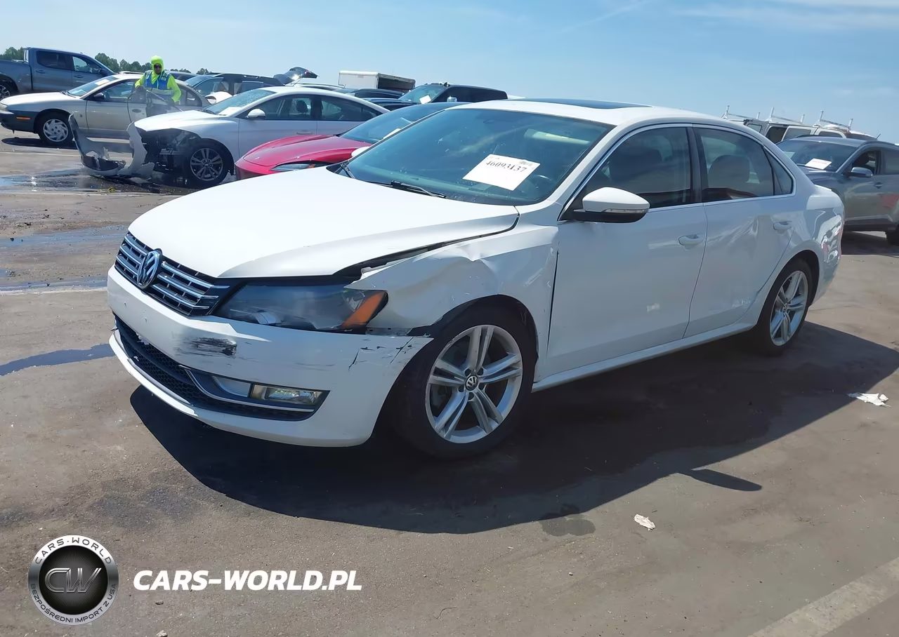 2012 Volkswagen Passat 3.6L V6 Se VIN:1VWBM7A36CC100375 - 2