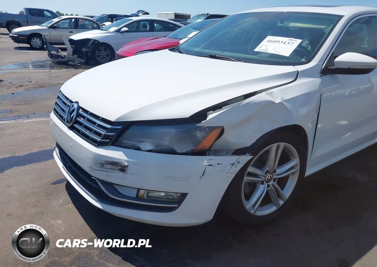 2012 Volkswagen Passat 3.6L V6 Se VIN:1VWBM7A36CC100375 - 6