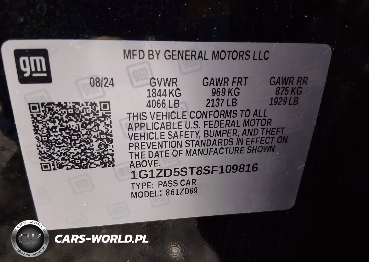2025 Chevrolet Malibu Fwd 1Lt VIN:1G1ZD5ST8SF109816 - 9