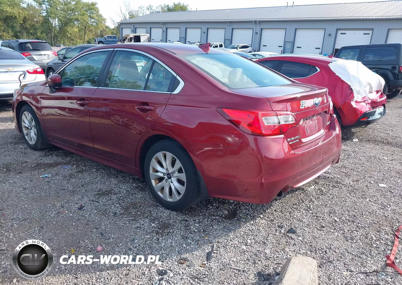 2016 Subaru Legacy 2.5I Premium VIN:4S3BNBC61G3054325 - 3