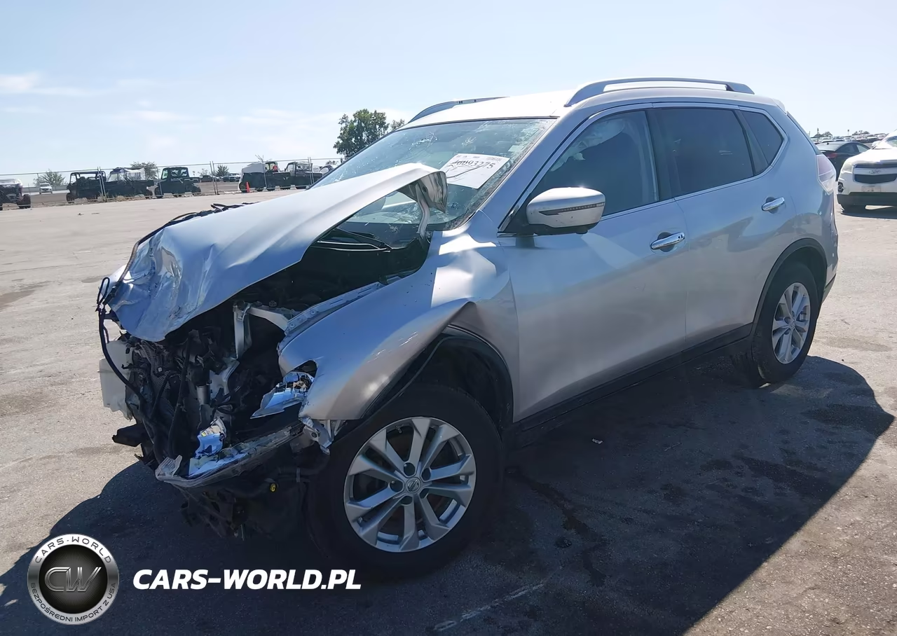 2016 Nissan Rogue Sv VIN:KNMAT2MV7GP596433 - 2
