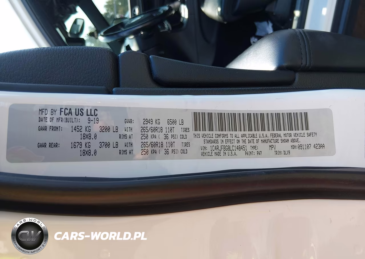 2020 Jeep Grand Cherokee Limited 4X4 VIN:1C4RJFBG8LC148451 - 9