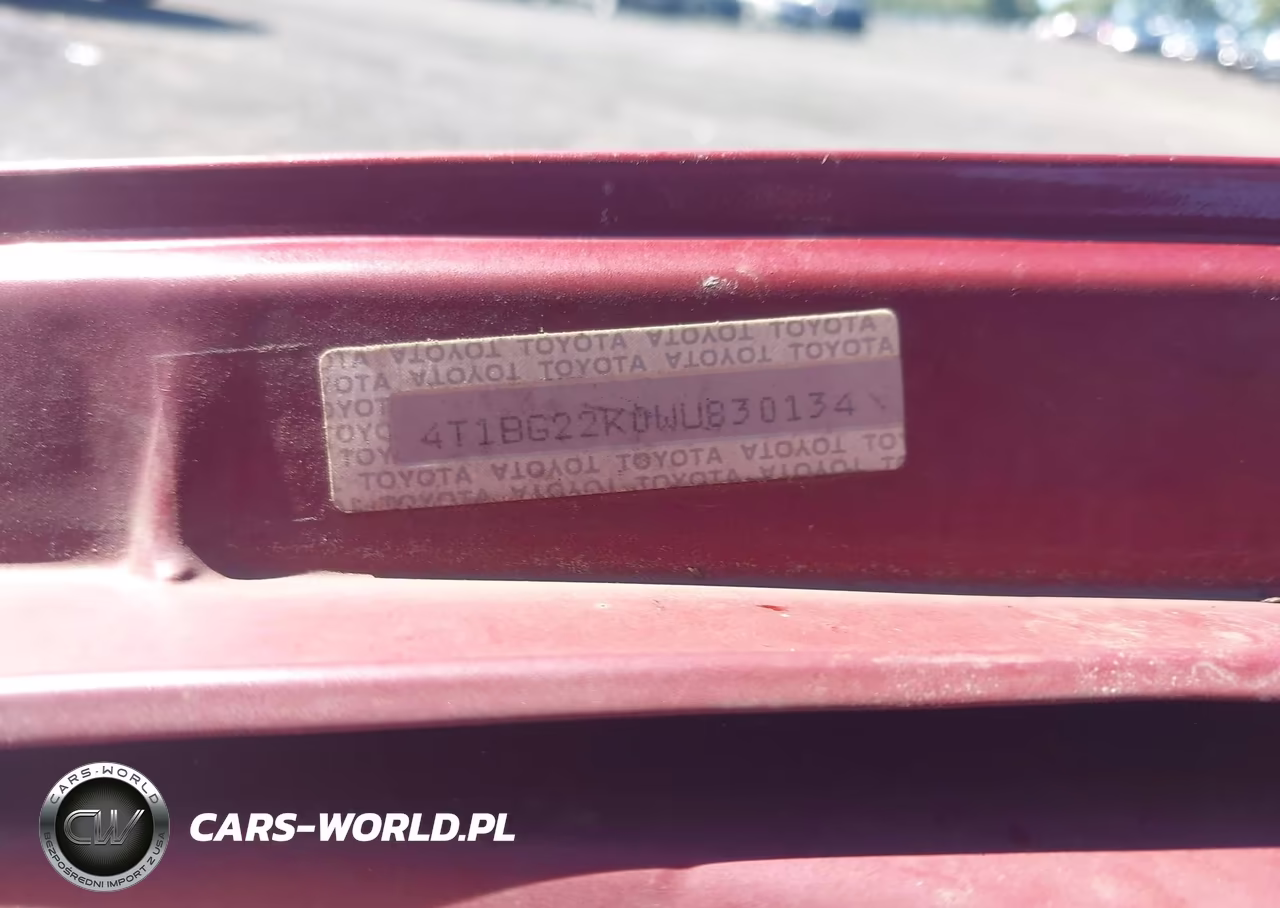 1998 Toyota Camry Le VIN:4T1BG22K0WU830134 - 9