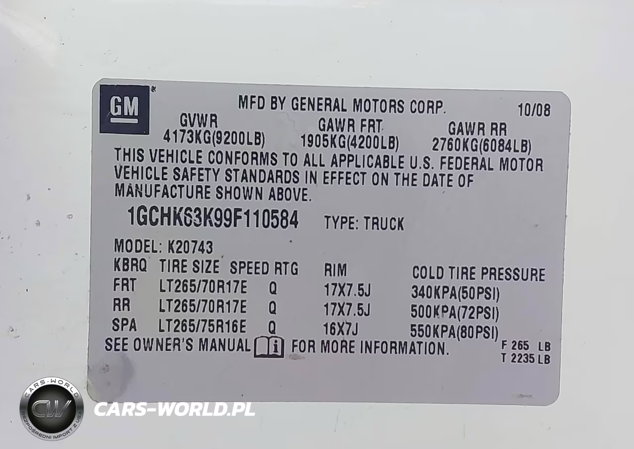 2009 Chevrolet Silverado 2500Hd Ltz VIN:1GCHK63K99F110584 - 9