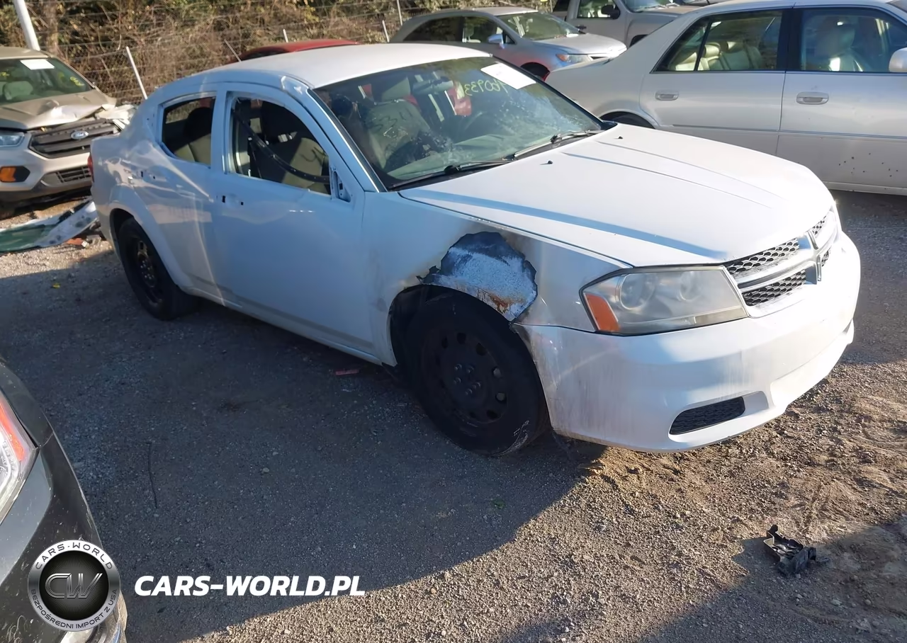 2014 Dodge Avenger Se VIN:1C3CDZAB6EN126383 - 1
