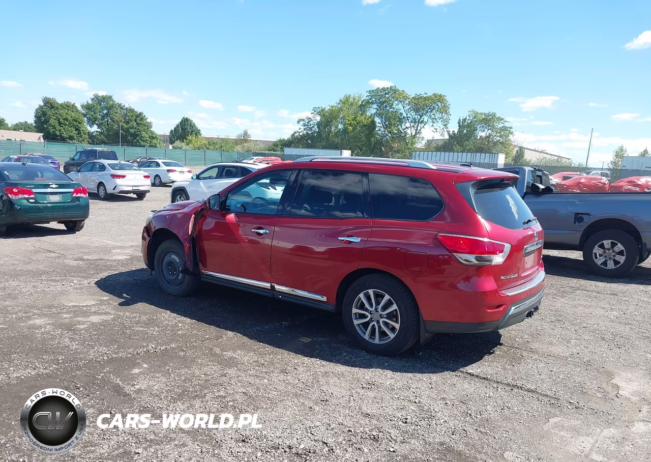 2015 Nissan Pathfinder Sl VIN:5N1AR2MM1FC609216 - 3