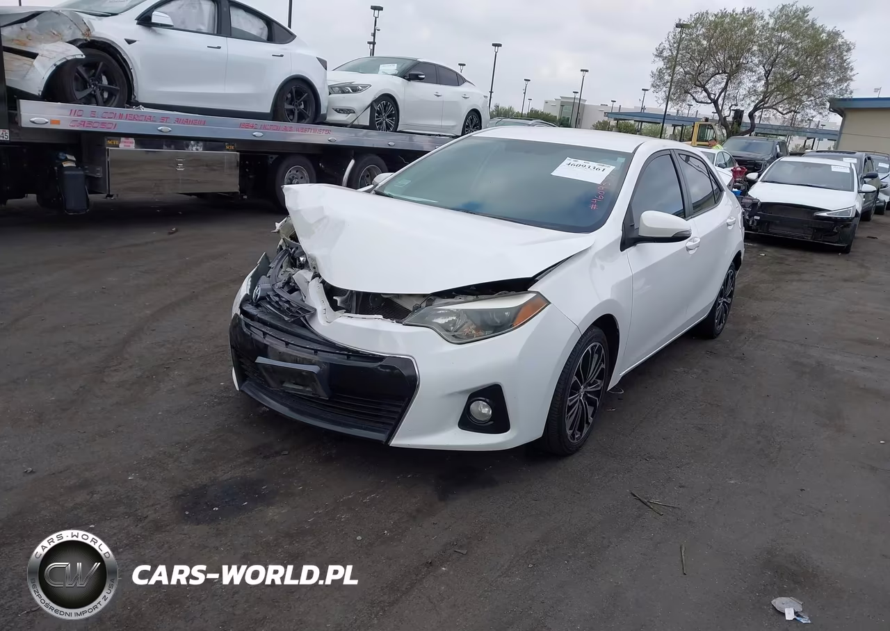 2014 Toyota Corolla S Plus VIN:5YFBURHE3EP163076 - 2