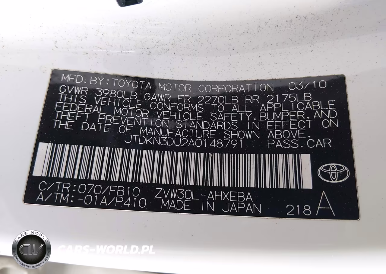 2010 Toyota Prius Ii VIN:JTDKN3DU2A0148791 - 9