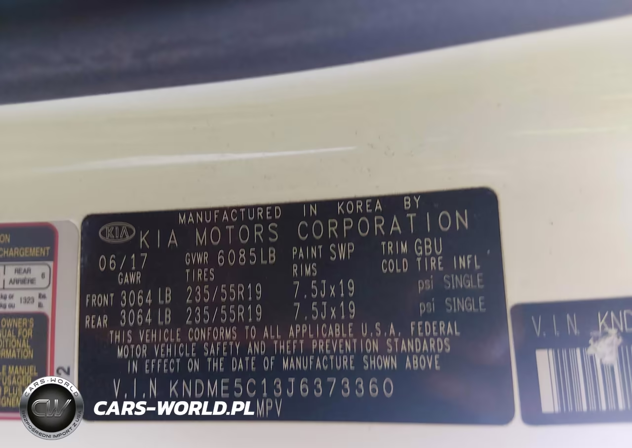 2018 Kia Sedona Sx Limited VIN:KNDME5C13J6373360 - 9