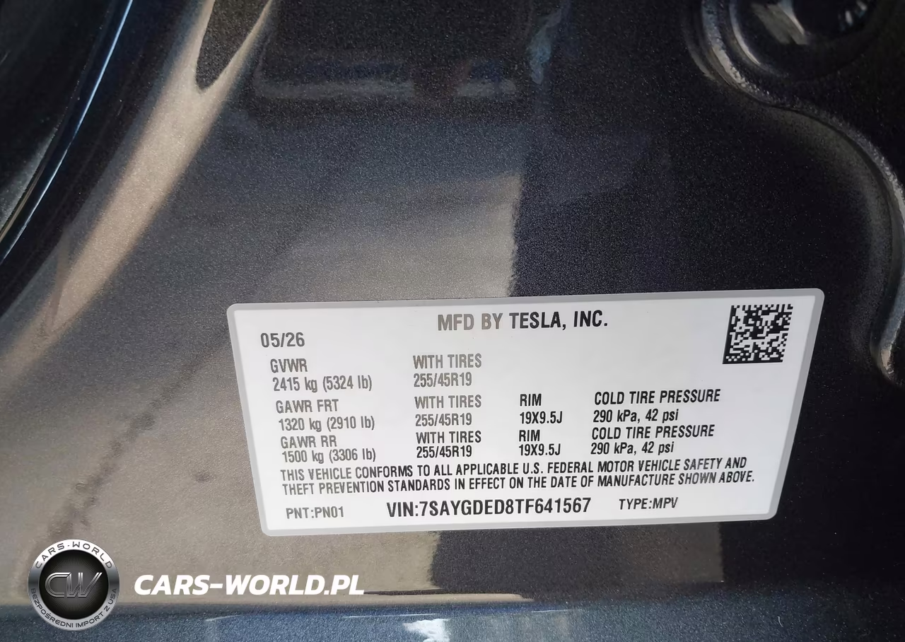 2026 Tesla Model Y Premium Rear-Wheel Drive-Rear-Wheel Drive VIN:7SAYGDED8TF641567 - 9