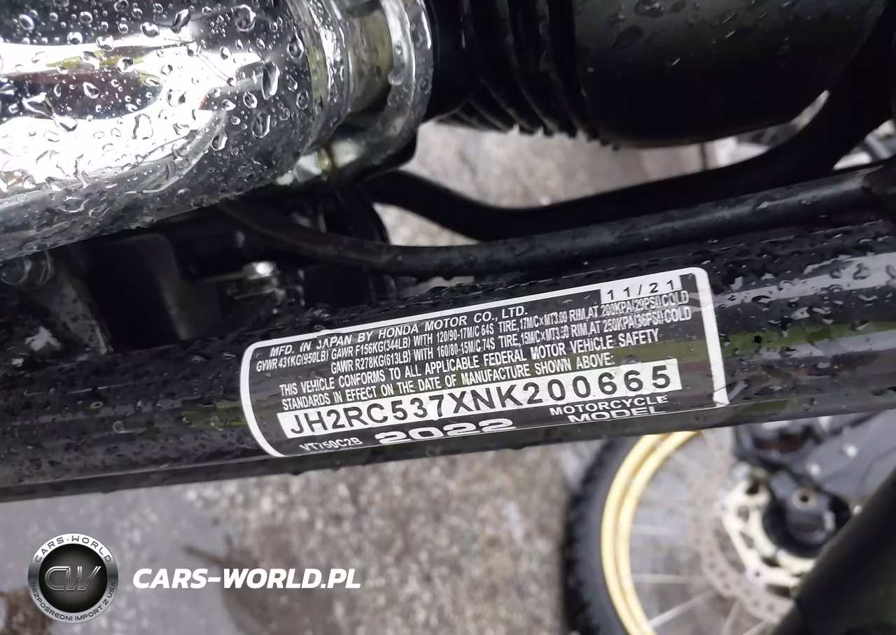 2022 Honda Vt750 C2B VIN:JH2RC537XNK200665 - 10