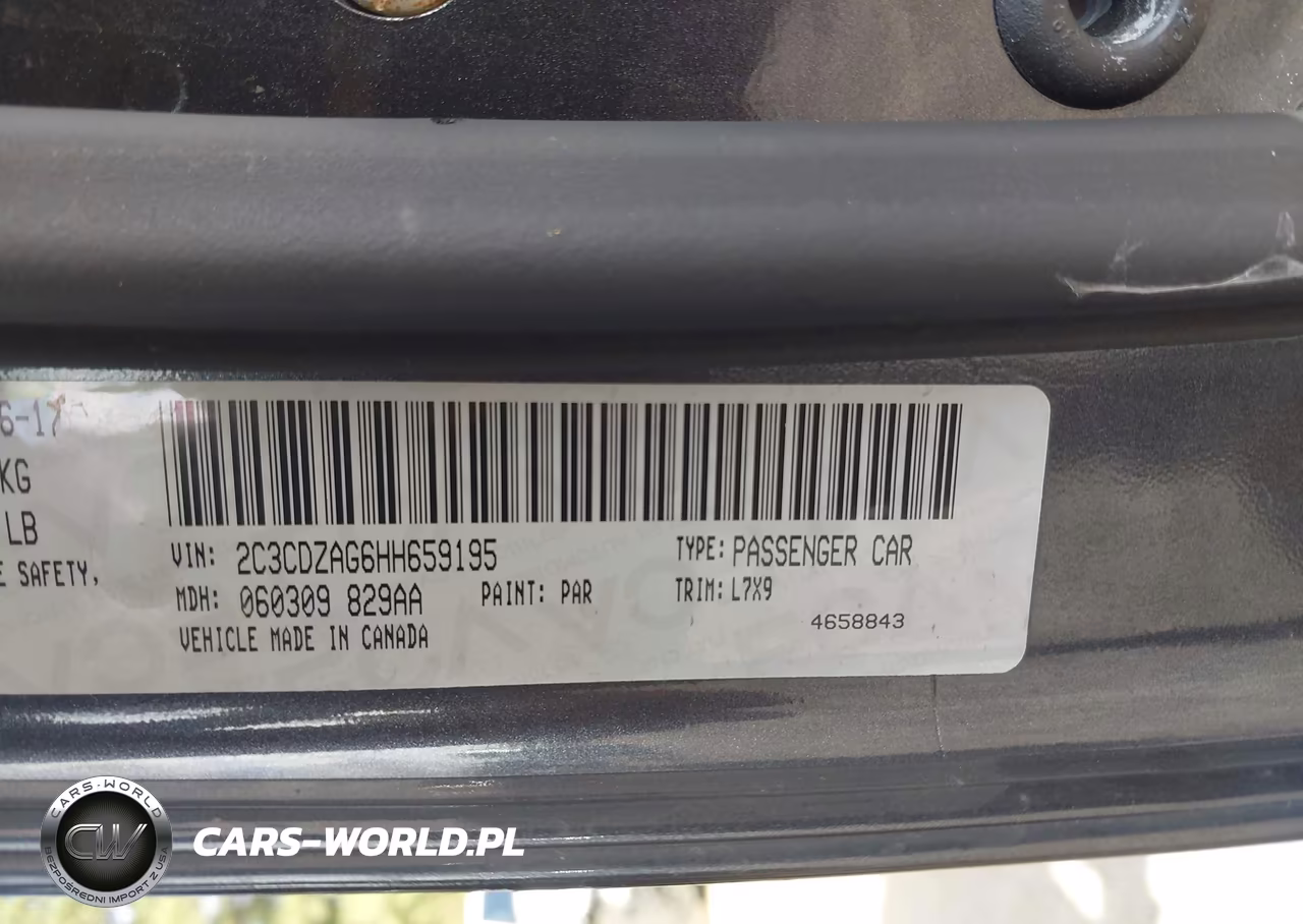 2017 Dodge Challenger Sxt VIN:2C3CDZAG6HH659195 - 9