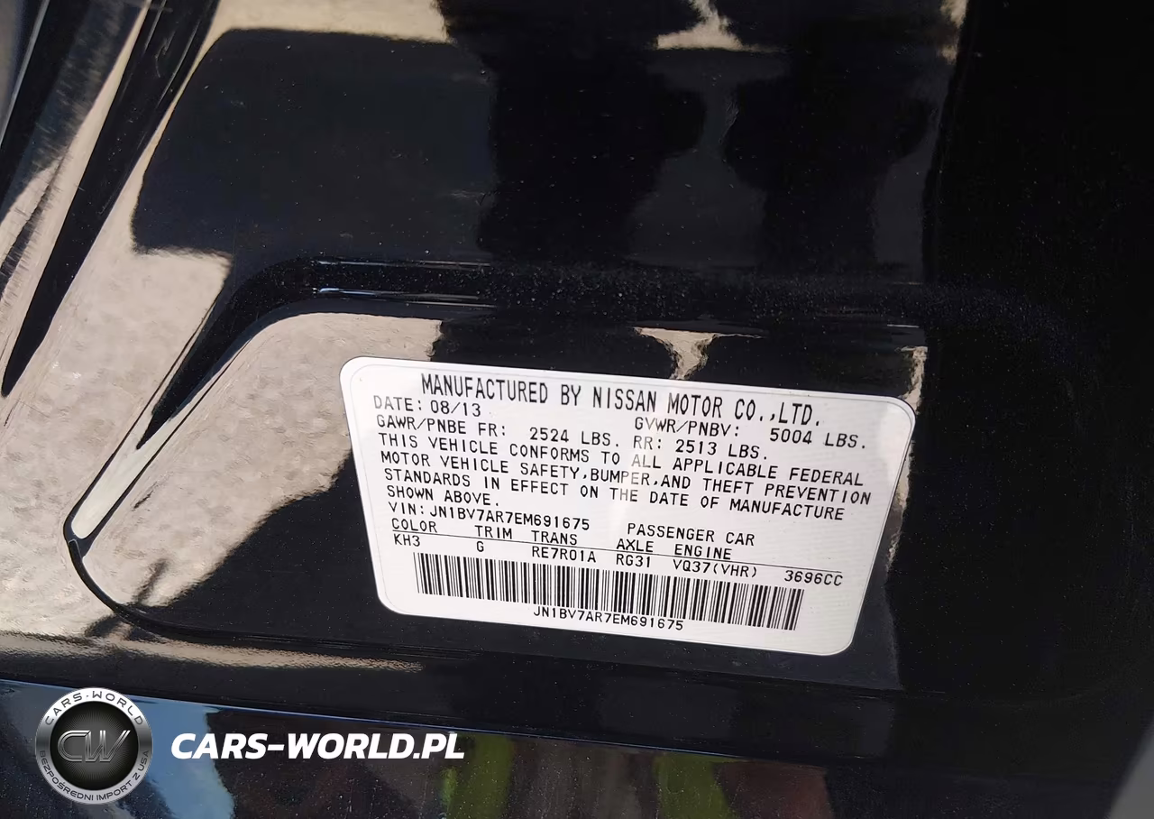 2014 Infiniti Q50 Premium VIN:JN1BV7AR7EM691675 - 9