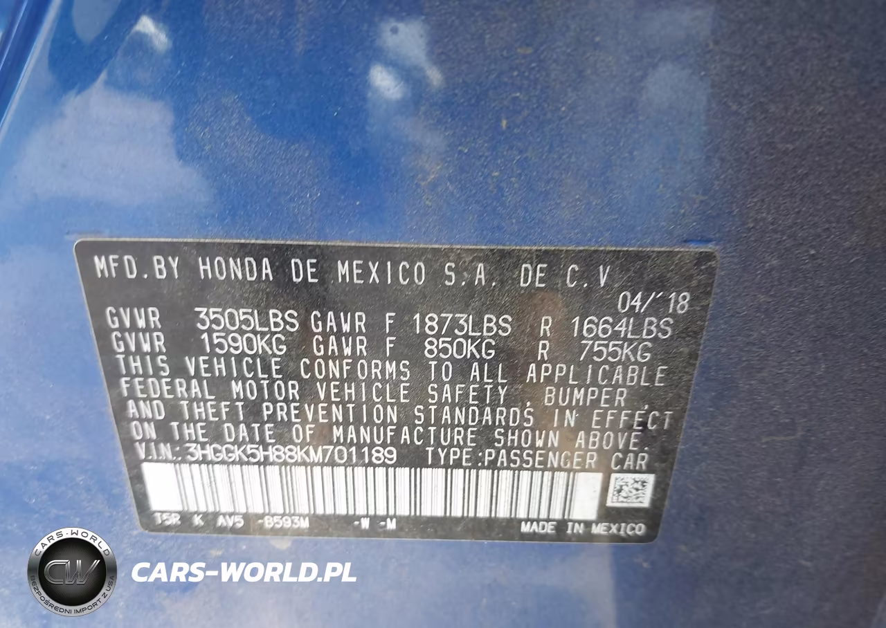 2019 Honda Fit Ex VIN:3HGGK5H88KM701189 - 9