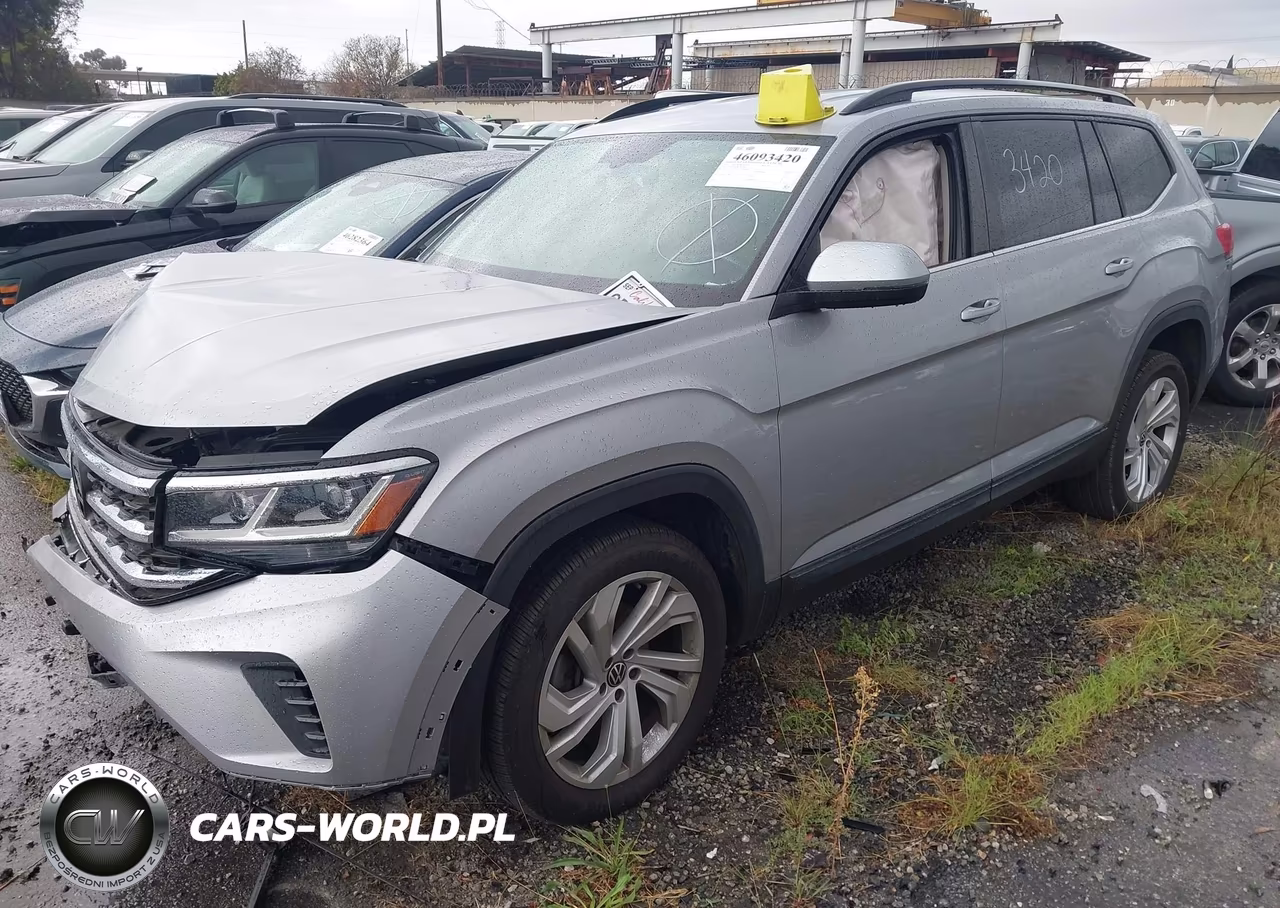 2021 Volkswagen Atlas 3.6L V6 Se W-Technology VIN:1V2HR2CA7MC520854 - 2