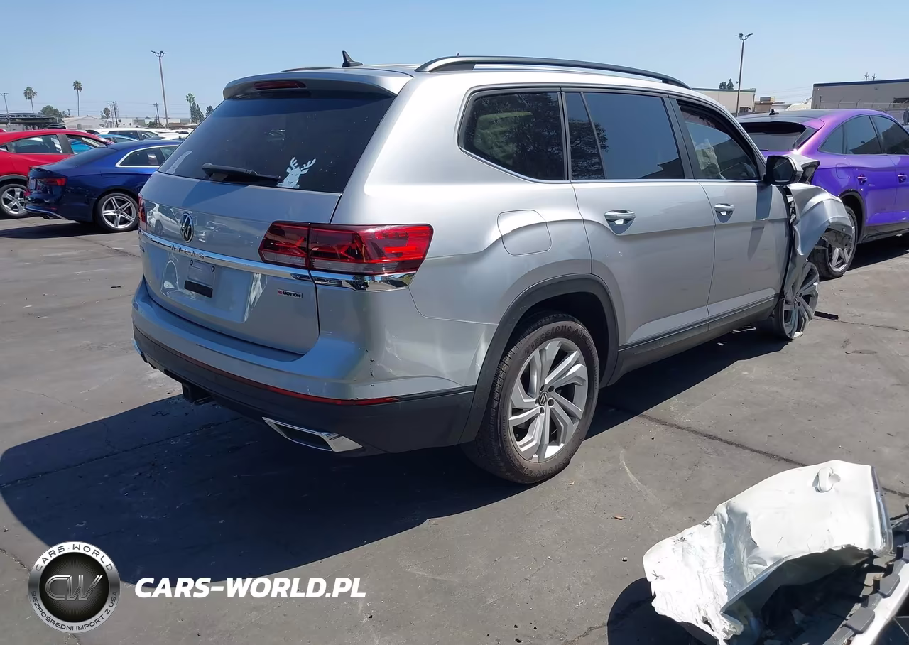 2021 Volkswagen Atlas 3.6L V6 Se W-Technology VIN:1V2HR2CA7MC520854 - 4