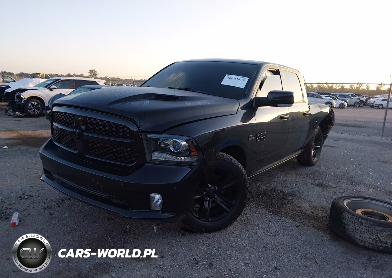 2017 Ram 1500 Night 4X2 5'7 Box VIN:1C6RR6MT1HS657742 - 2