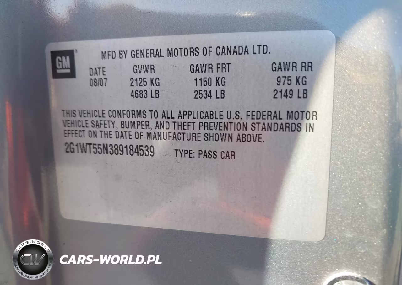2008 Chevrolet Impala Lt VIN:2G1WT55N389184539 - 9