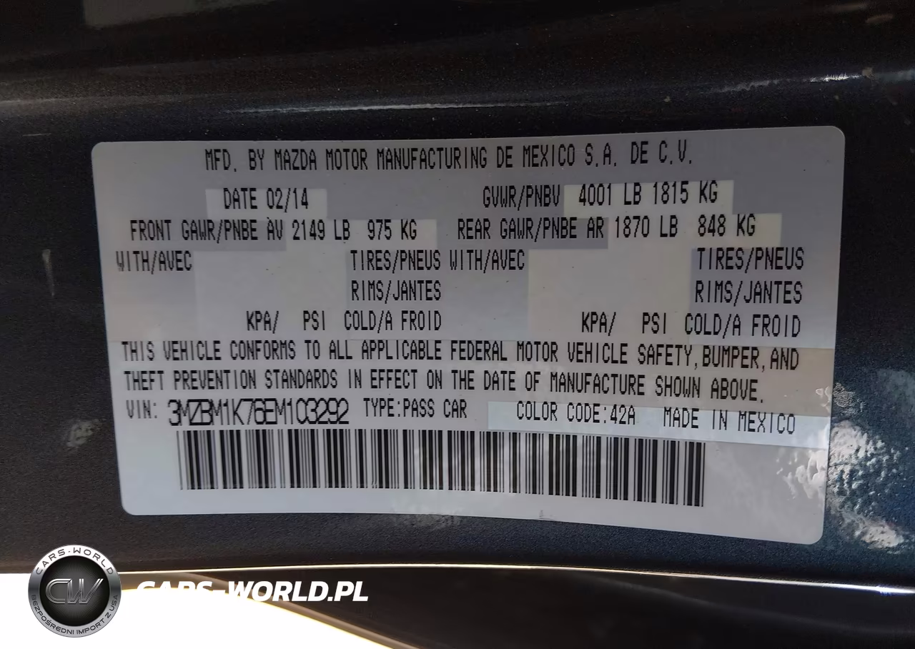 2014 Mazda Mazda3 I Sport VIN:3MZBM1K76EM103292 - 9