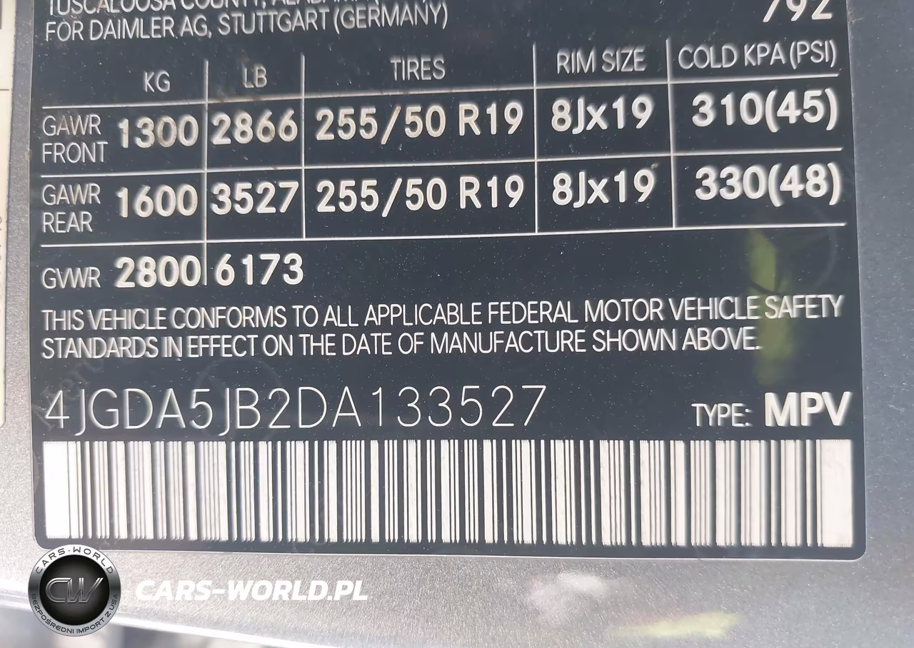 2013 Mercedes-Benz Ml 350 VIN:4JGDA5JB2DA133527 - 9