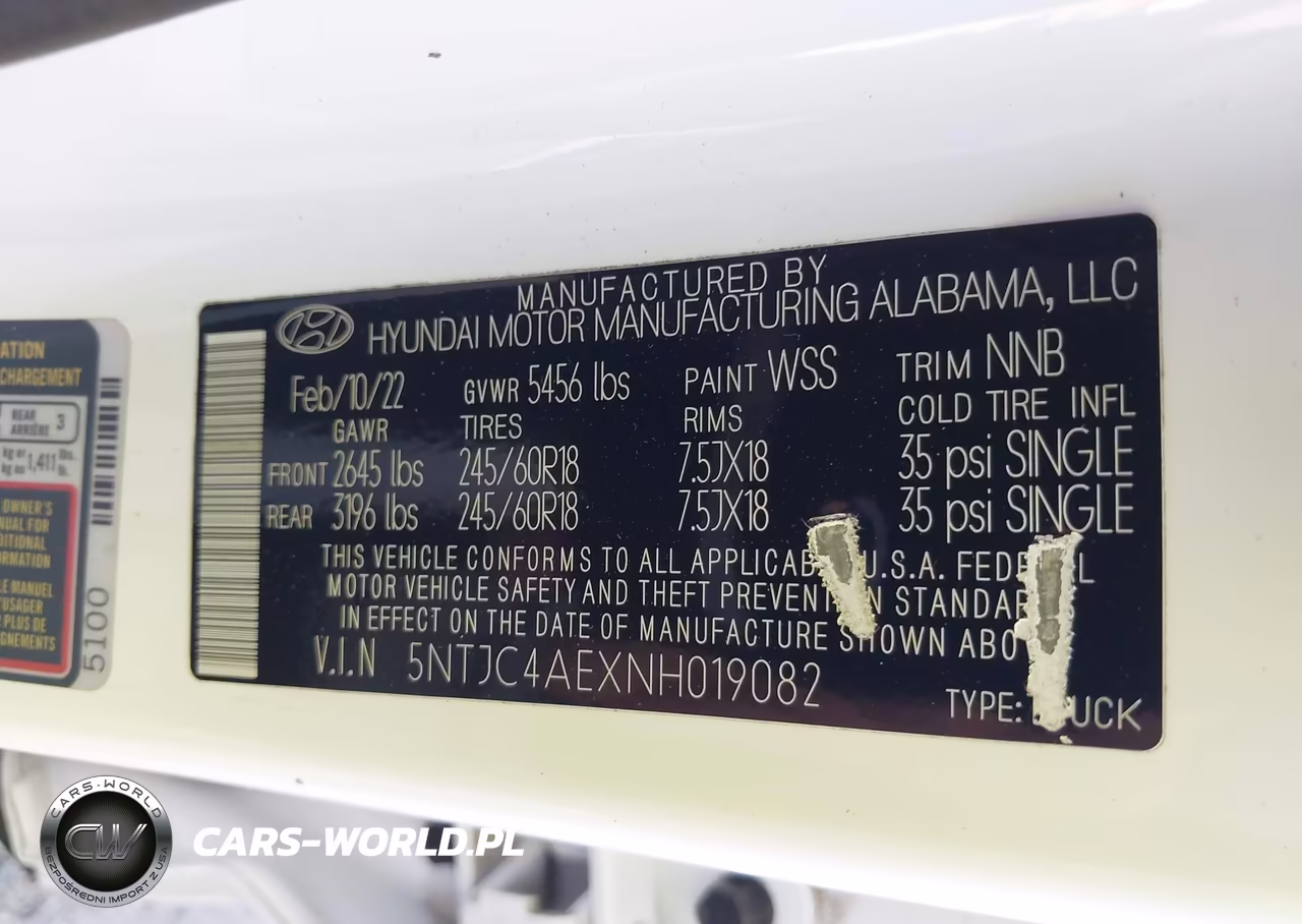 2022 Hyundai Santa Cruz Sel VIN:5NTJC4AEXNH019082 - 9