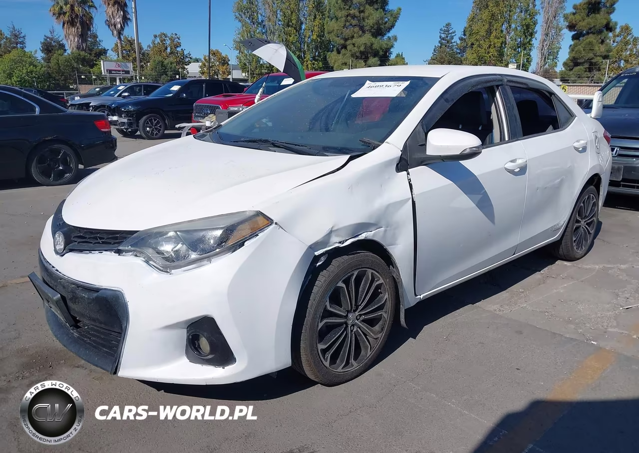 2015 Toyota Corolla S Plus VIN:5YFBURHE5FP189972 - 2