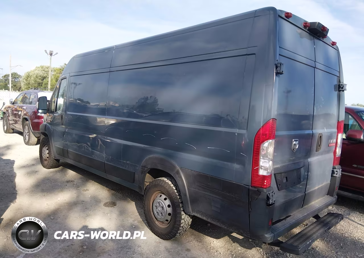 2019 Ram Promaster 3500 Cargo Van High Roof 159 Wb Ext VIN:3C6URVJGXKE542045 - 3