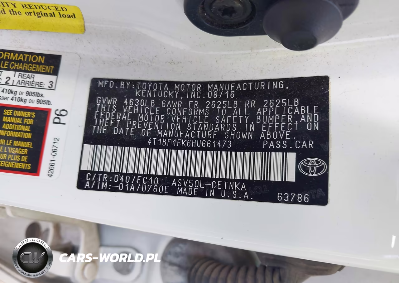 2017 Toyota Camry Le VIN:4T1BF1FK6HU661473 - 9