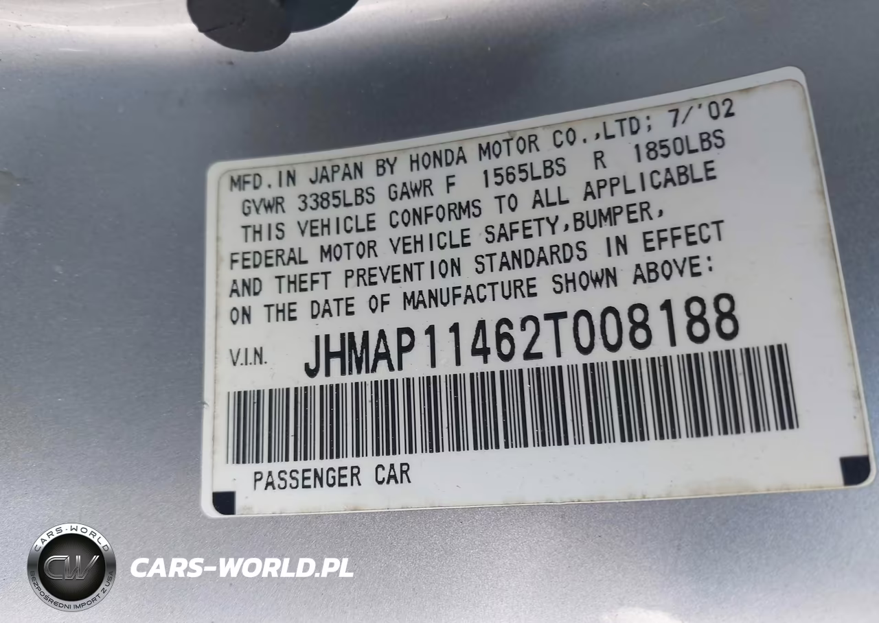2002 Honda S2000 VIN:JHMAP11462T008188 - 9