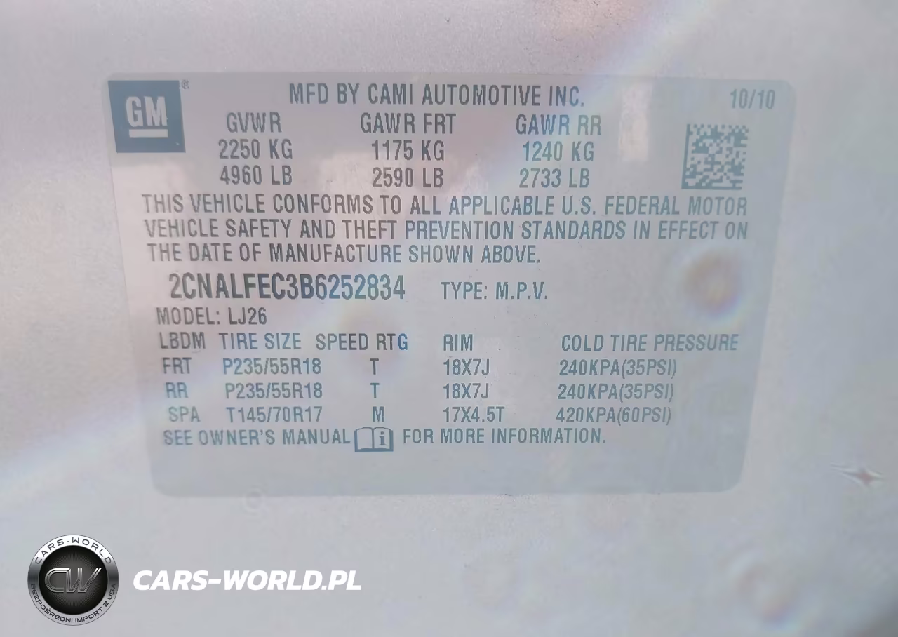 2011 Chevrolet Equinox Ltz VIN:2CNALFEC3B6252834 - 9