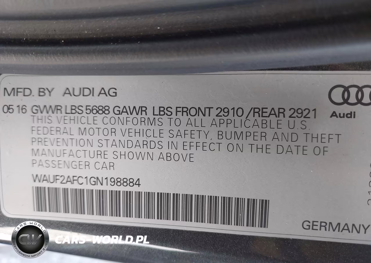 2016 Audi S6 4.0T Premium Plus VIN:WAUF2AFC1GN198884 - 9