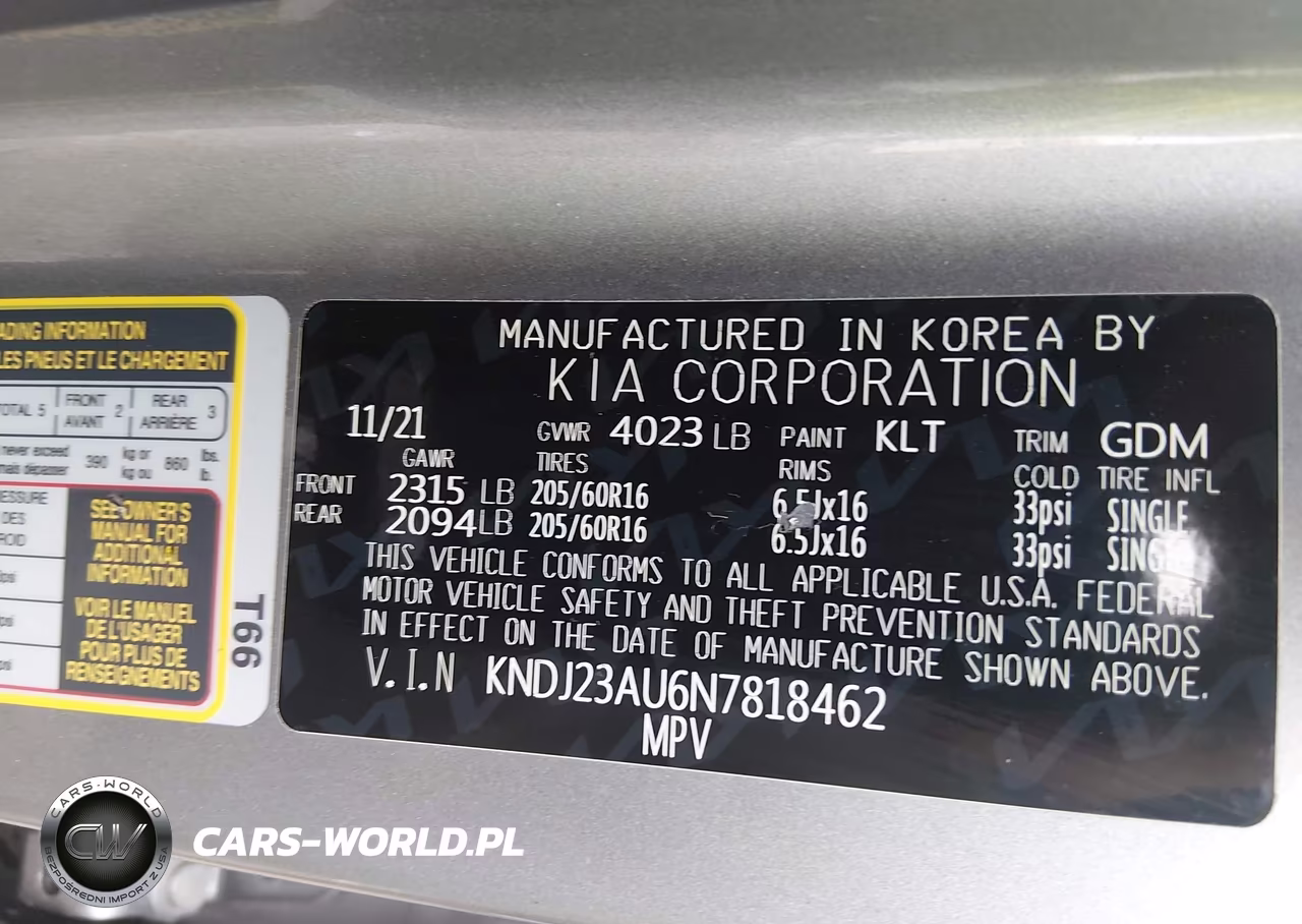 2022 Kia Soul S VIN:KNDJ23AU6N7818462 - 9
