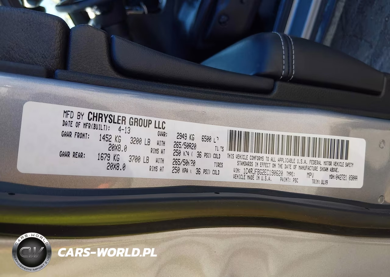 2014 Jeep Grand Cherokee Limited VIN:1C4RJFBG2EC190620 - 9