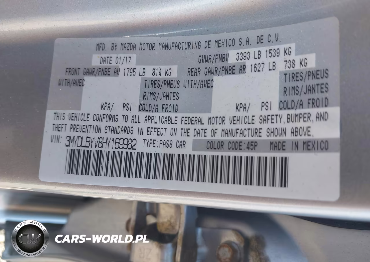 2017 Toyota Yaris Ia VIN:3MYDLBYV8HY169982 - 9
