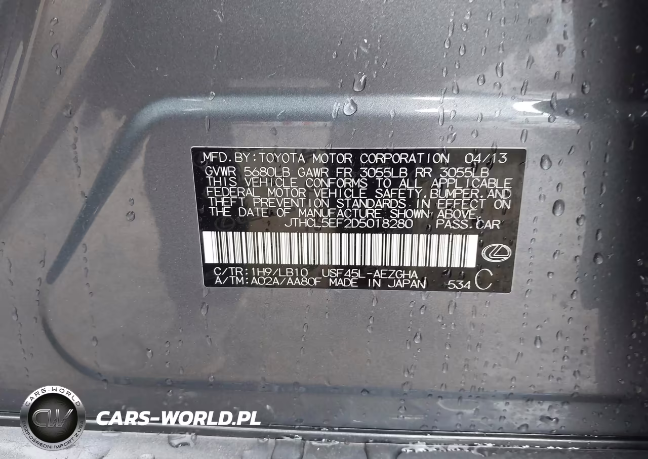 2013 Lexus Ls 460 VIN:JTHCL5EF2D5018280 - 9