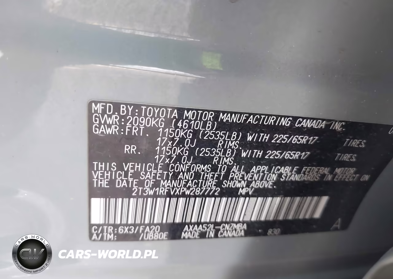 2023 Toyota Rav4 Xle VIN:2T3W1RFVXPW287772 - 9