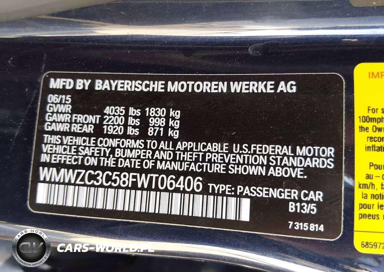 2015 Mini Countryman Cooper S VIN:WMWZC3C58FWT06406 - 9