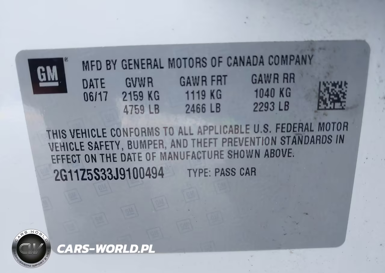 2018 Chevrolet Impala Ls VIN:2G11Z5S33J9100494 - 9